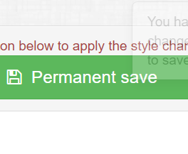 Permanent save